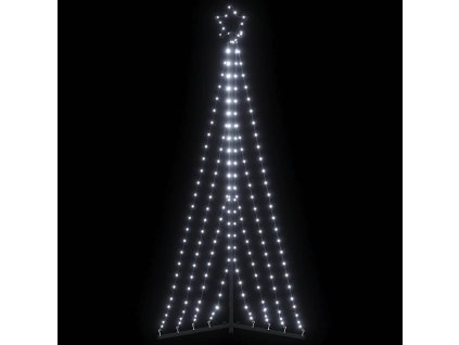 LED vánoční stromek 339 studených bílých LED 182 cm 3307646