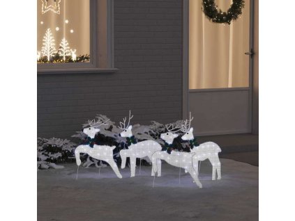 LED sobi 4 pcs Stříbrná textil 3385894