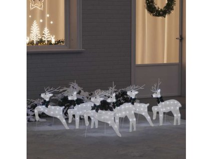 LED sobi 6 pcs Stříbrná textil 3385897