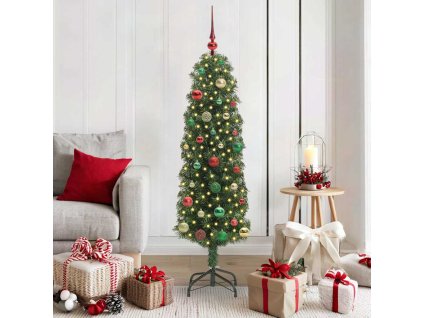 Umělý vánoční stromeček Zelená 150 cm PVC, ocel a plast 3394938