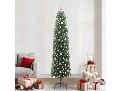 Umělý vánoční stromeček Zelená 240 cm PVC, ocel a plast 3394971