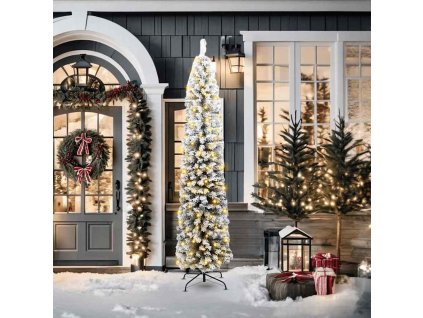 Umělý vánoční stromeček Zelená 210 cm PVC, ocel a plast 3395027