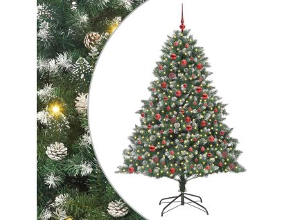 Umělý vánoční stromeček Zelená 180 cm PVC, plast a ocel 3395233