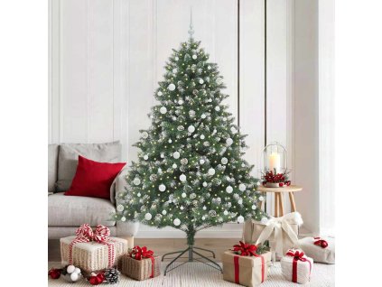 Umělý vánoční stromeček Zelená 180 cm PVC, plast a ocel 3395236