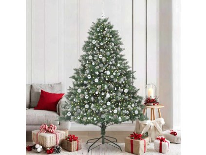 Umělý vánoční stromeček Zelená 210 cm PVC, plast a ocel 3395250