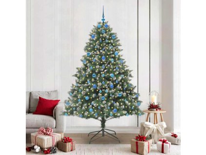 Umělý vánoční stromeček Zelená 210 cm PVC, plast a ocel 3395252