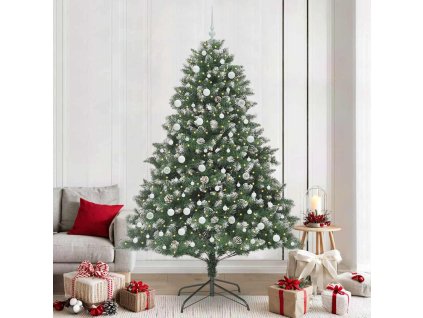 Umělý vánoční stromeček Zelená 240 cm PVC, plast a ocel 3395260