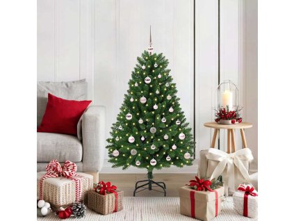 Umělý vánoční stromeček Zelená 120 cm PVC a kov 3395669