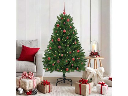 Umělý vánoční stromeček Zelená 150 cm PVC a kov 3395676