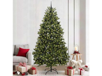 Umělý vánoční stromeček Zelená 240 cm PVC a kov 3395704