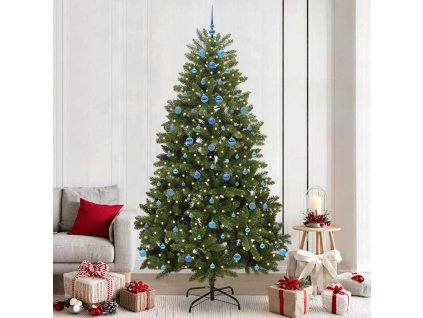 Umělý vánoční stromeček Zelená 240 cm PVC a kov 3395710