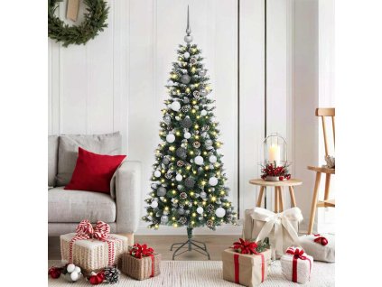 Umělý vánoční stromeček Zelená 150 cm PVC, plast a ocel 3395807