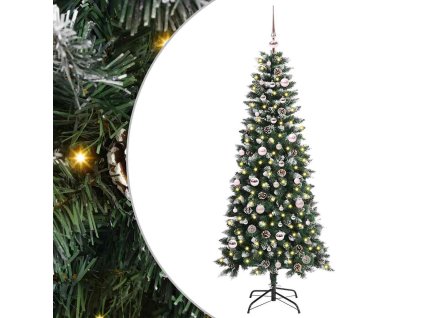 Umělý vánoční stromeček Zelená 150 cm PVC, plast a ocel 3395810