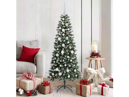 Umělý vánoční stromeček Zelená 150 cm PVC, plast a ocel 3395811