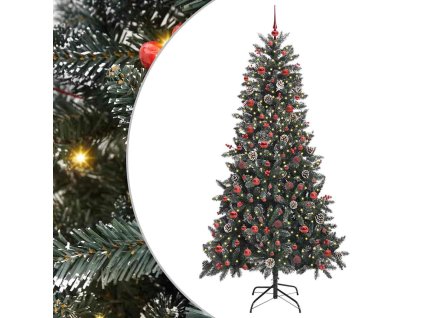 Umělý vánoční stromeček Zelená 210 cm PVC, plast a ocel 3395892