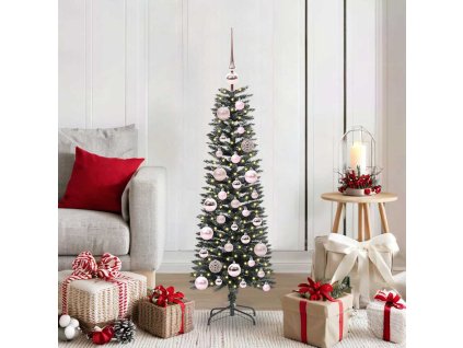 Umělý vánoční stromeček Zelená 120 cm PVC, plast a ocel 3395918