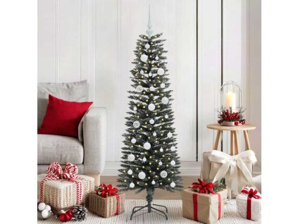 Umělý vánoční stromeček Zelená 120 cm PVC, plast a ocel 3395919