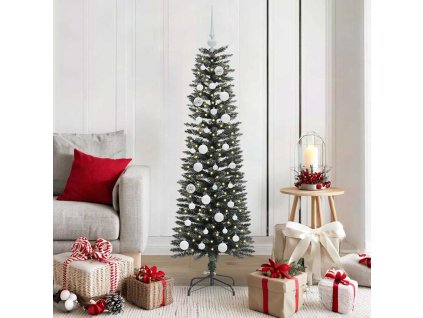 Umělý vánoční stromeček Zelená 150 cm PVC, plast a ocel 3395931