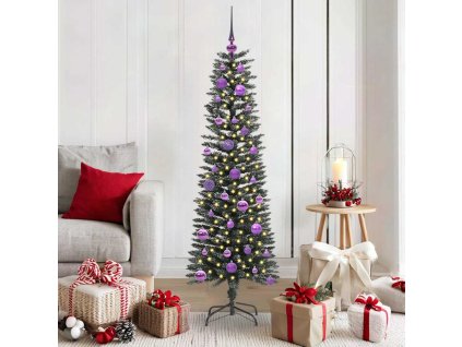 Umělý vánoční stromeček Zelená 150 cm PVC, plast a ocel 3395934