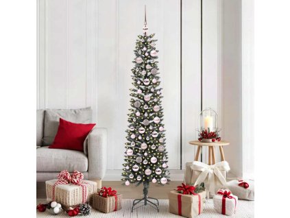 Umělý vánoční stromeček Zelená 180 cm PVC, plast a ocel 3395942
