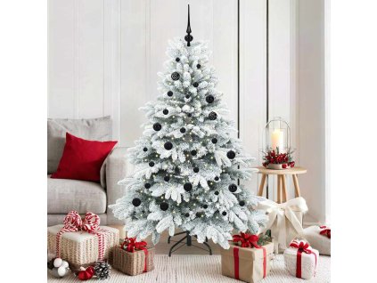 Umělý vánoční stromeček s 150 LED diodami Bílá 150 cm PE a PVC 3397602
