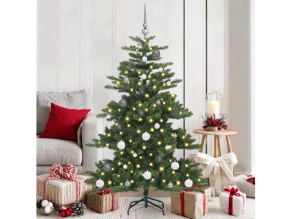 Umělý Skládací Vánoční Strom s stojanem Zelená 150 cm PVC 3397652