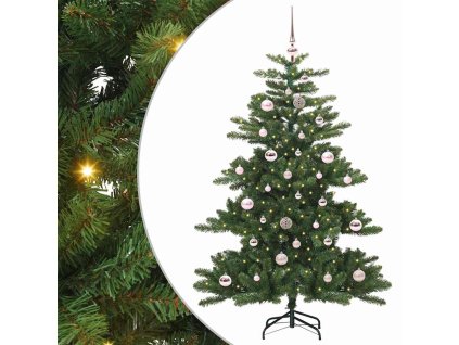 Umělý Skládací Vánoční Strom s stojanem Zelená 150 cm PVC 3397655