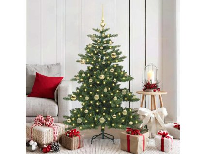 Umělý Skládací Vánoční Strom s stojanem Zelená 150 cm PVC 3397657