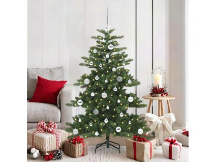 Umělý Skládací Vánoční Strom s stojanem Zelená 150 cm PVC 3397658