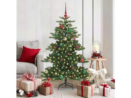 Umělý Skládací Vánoční Strom s stojanem Zelená 150 cm PVC 3397661