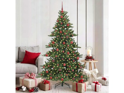 Umělý Skládací Vánoční Strom s stojanem Zelená 180 cm PVC 3397666