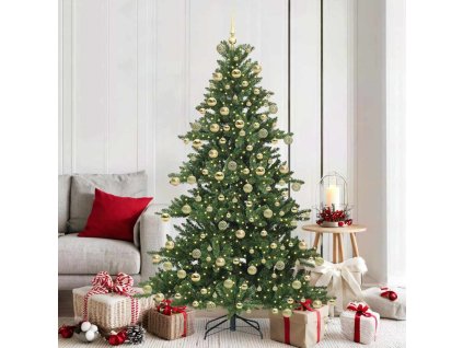 Umělý Skládací Vánoční Strom s stojanem Zelená 180 cm PVC 3397670