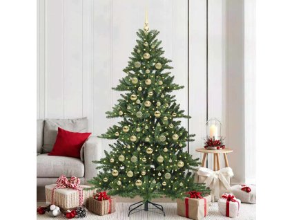 Umělý Skládací Vánoční Strom s stojanem Zelená 210 cm PVC 3397683