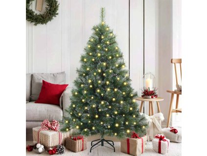 Umělý vánoční stromeček s stojanem Zelená 150 cm PE a PVC 3397831