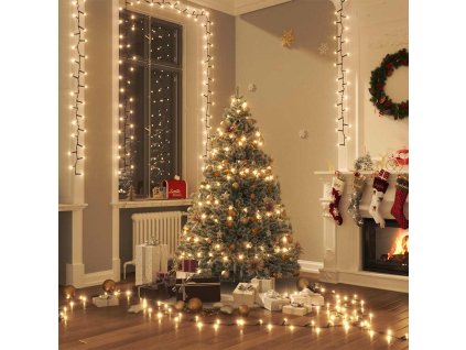 Kompaktní LED řetěz s 1 000 LED diodami teplý bílý 25 m PVC 343259