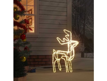 Vánoční sob s teplými bílými LED 76 x 42 x 87 cm 343298