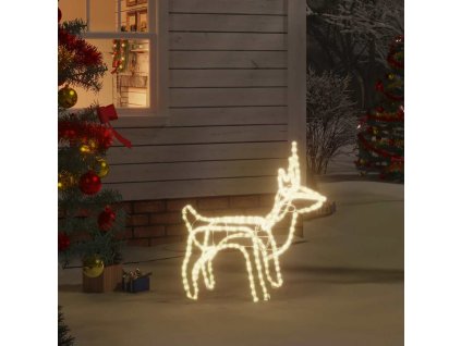 Vánoční sob s teplými bílými LED 60 x 30 x 60 cm 343299