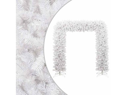 Vánoční oblouk bílý 240 cm 345090