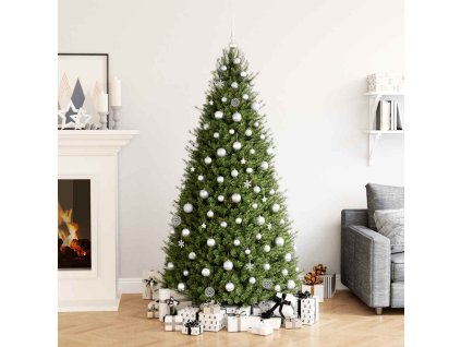 111dílná sada vánočních ozdob stříbrná polystyren 356111