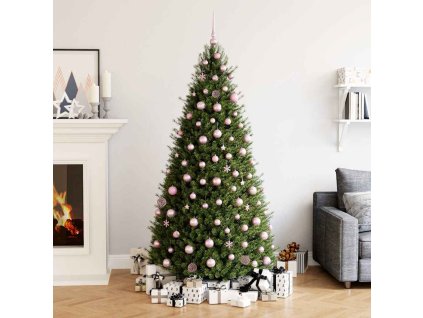 111dílná sada vánočních ozdob růžová polystyren 356117