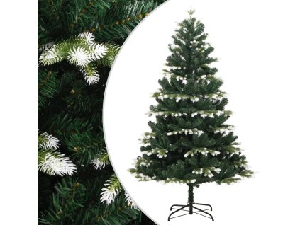 Umělý sklápěcí vánoční stromek se sněhem 180 cm 356757