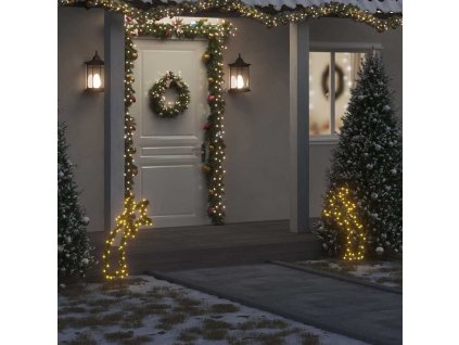 Vánoční světelná dekorace s hroty Kometa 80 LED diod 62 cm 357731