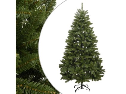Umělý sklápěcí vánoční stromek se stojanem zelený 180 cm 357779