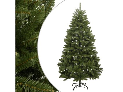 Umělý sklápěcí vánoční stromek se stojanem zelený 210 cm 357780