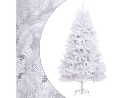 Umělý sklápěcí vánoční stromek se stojanem bílý 300 cm 357790