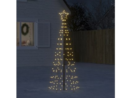 LED vánoční stromek s hroty 220 teplých bílých LED 180 cm 358100