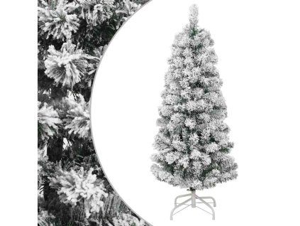 Umělý sklápěcí vánoční stromek se sněhem 150 cm 358380