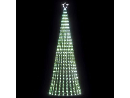 LED vánoční stromek 475 studených bílých LED diod 247 cm 4016397