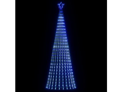 LED vánoční stromek 475 modrých LED diod 247 cm 4016398