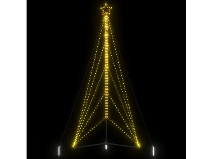 LED vánoční stromek 615 teple bílých LED diod 404,5 cm 4016420